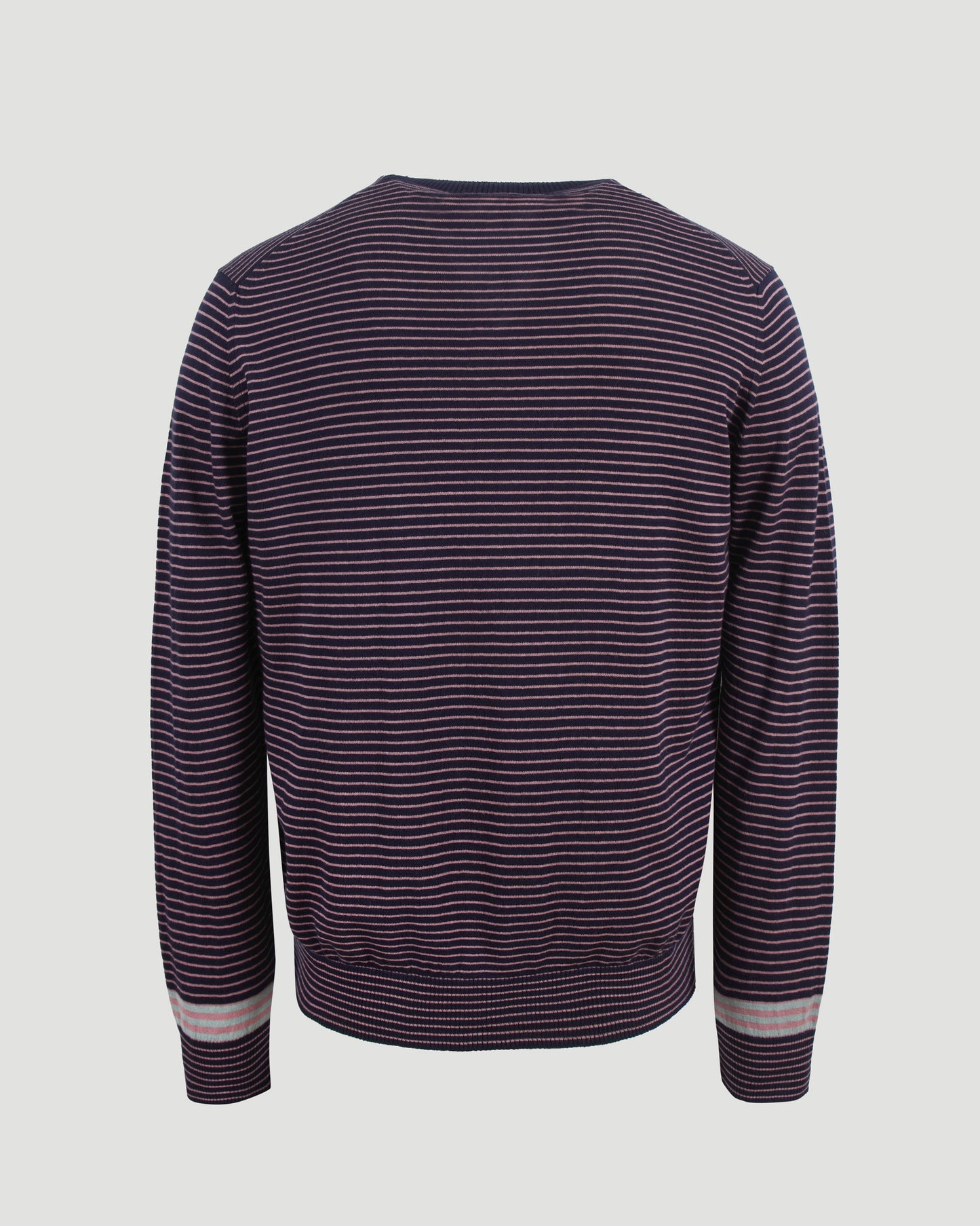 STRIPED SWEATER WITH LOGO