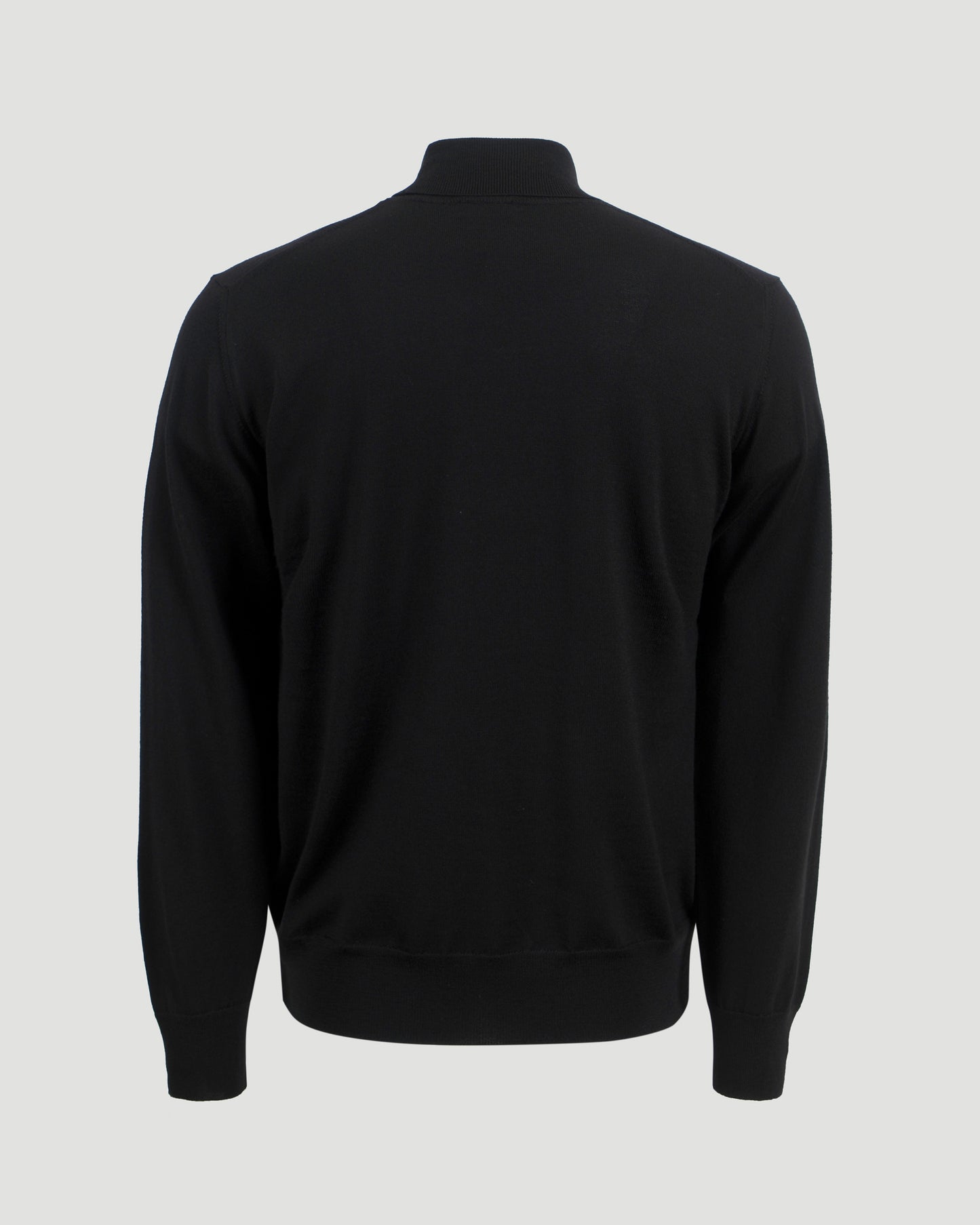 BLACK TURTLENECK WITH LOGO
