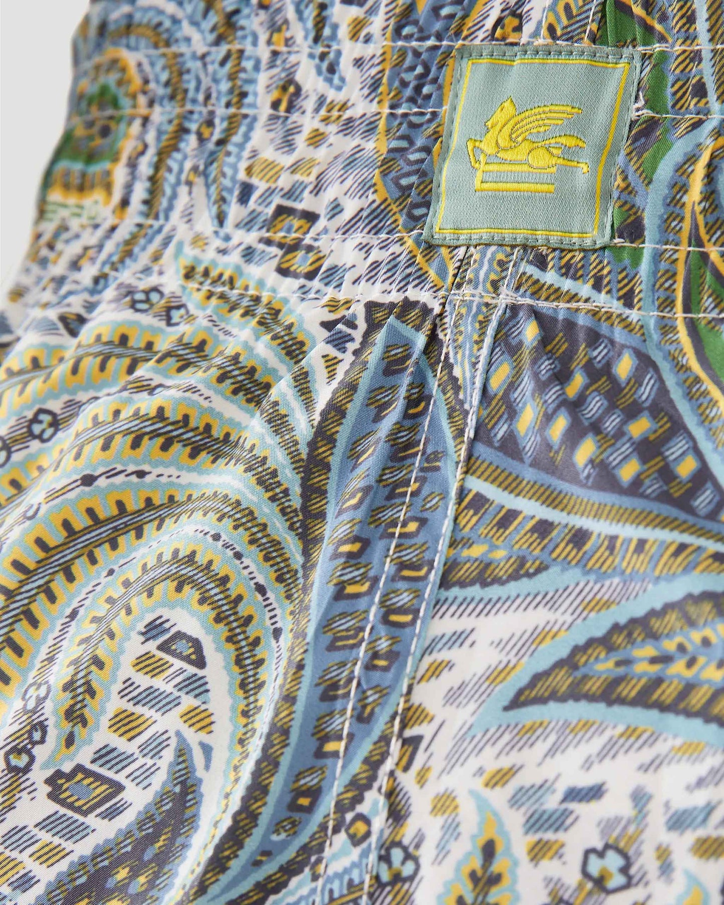 Swim Shorts With Paisley Print
