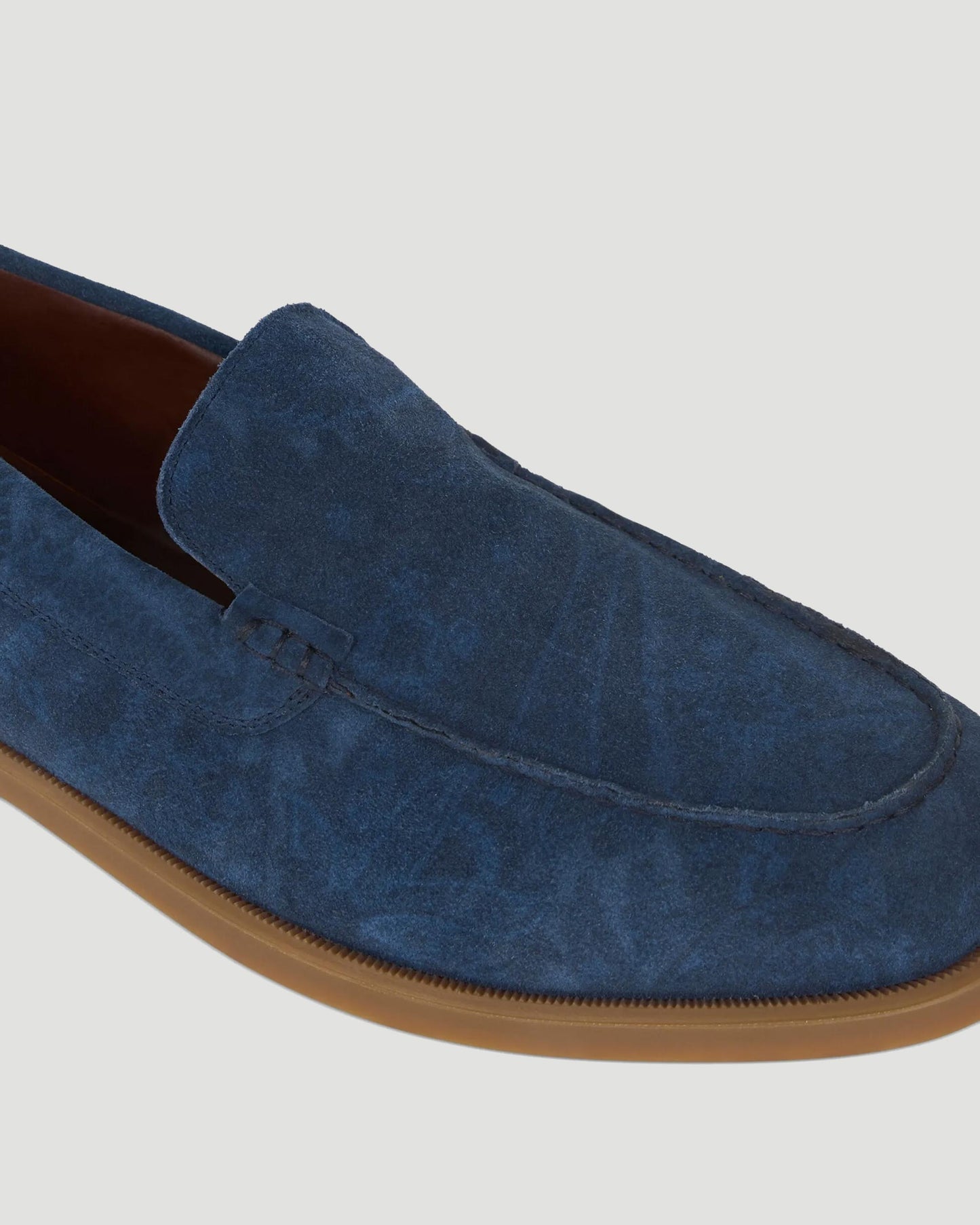 Printed Suede Slip-On Shoes