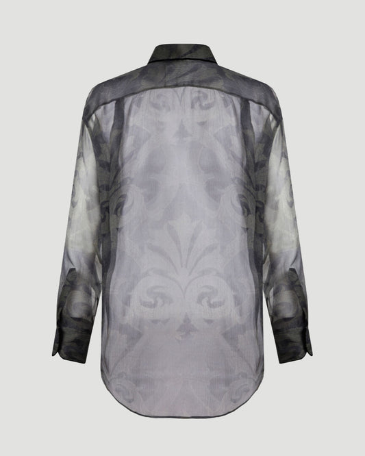 SILK SHIRT WITH PRINT