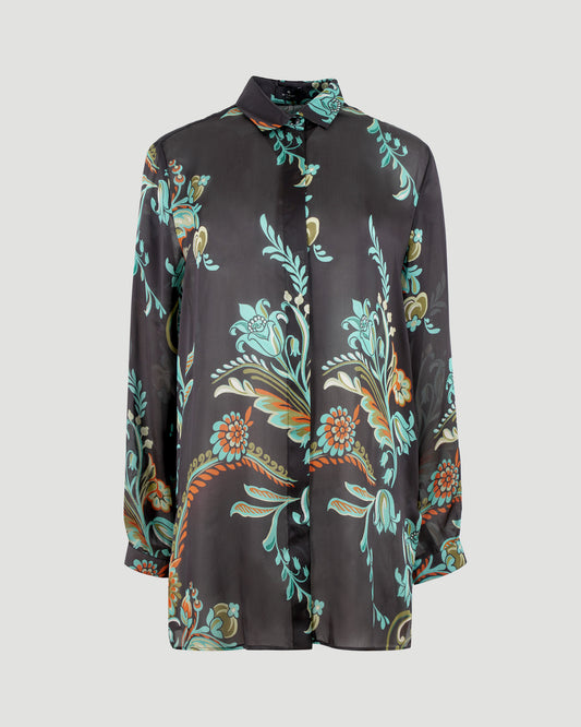 Printed Silk Shirt