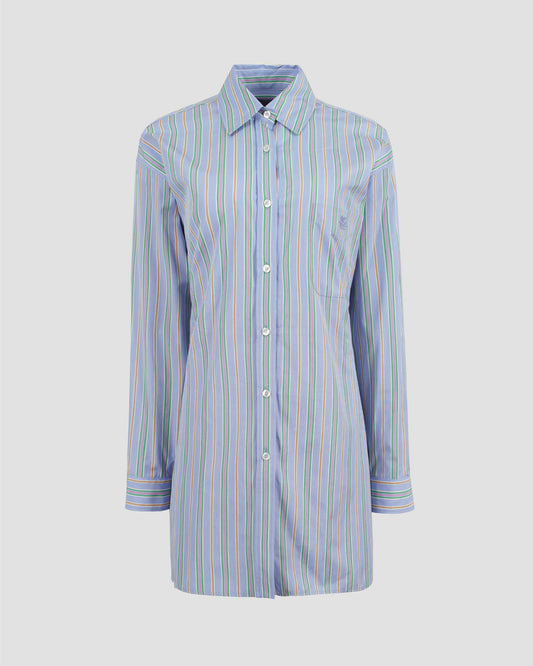 Striped Cotton Poplin Shirt