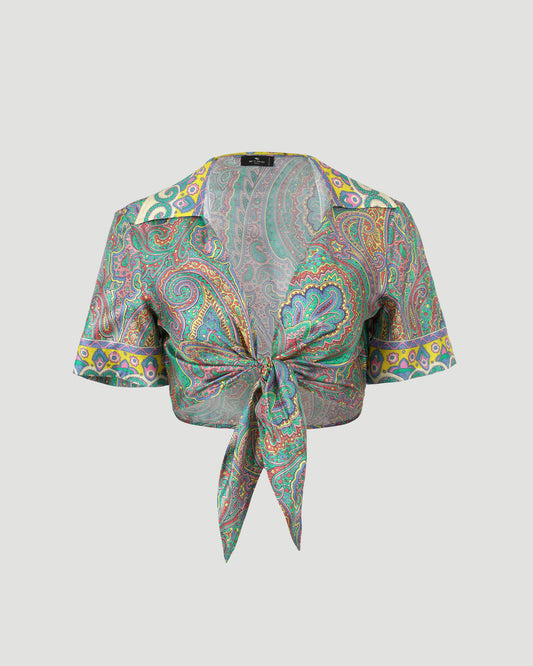 PAISLEY SHIRT IN SILK
