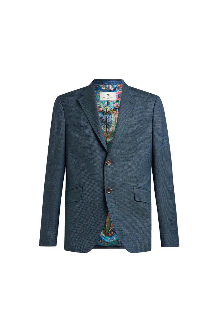 Wool Single-Breasted Suit