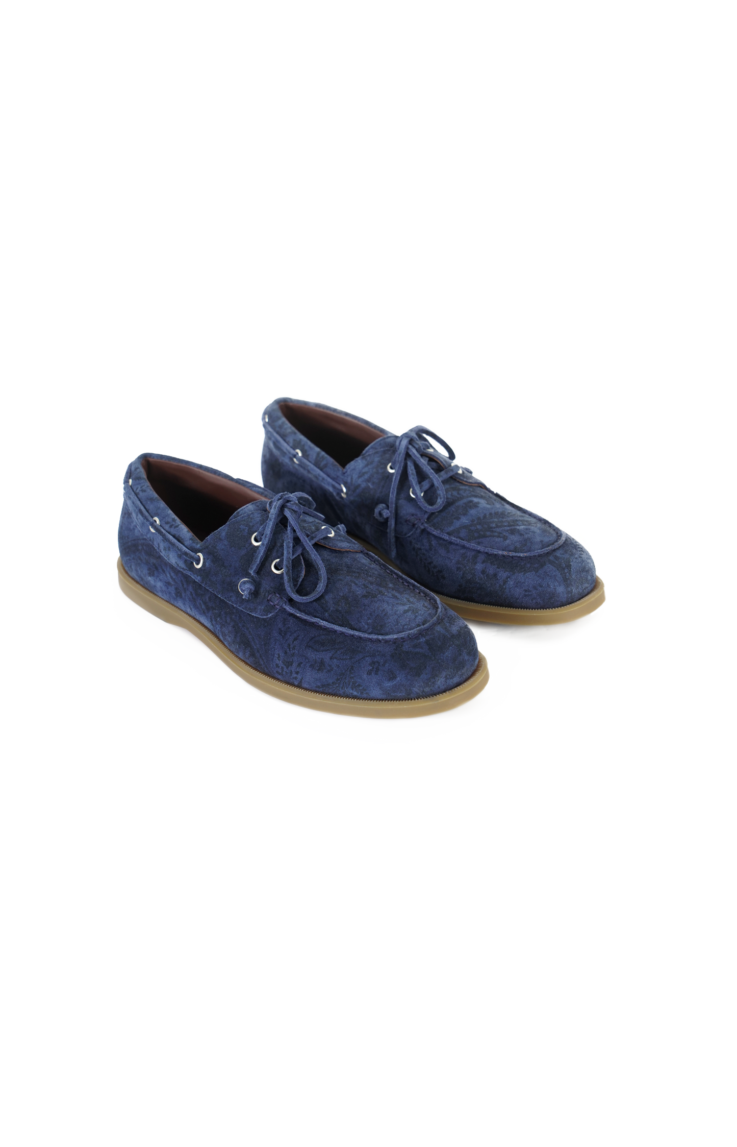 Printed Suede Slip-On Shoes