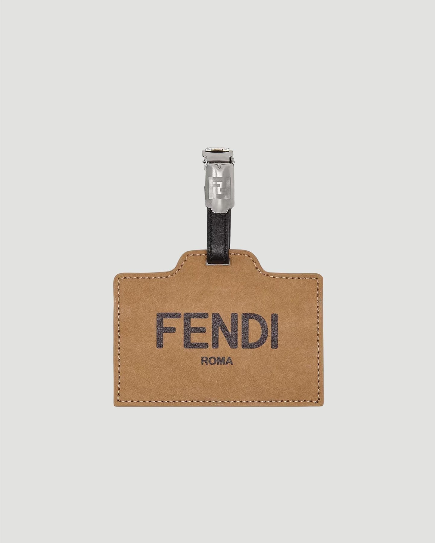 Beige Paper Badge Holder