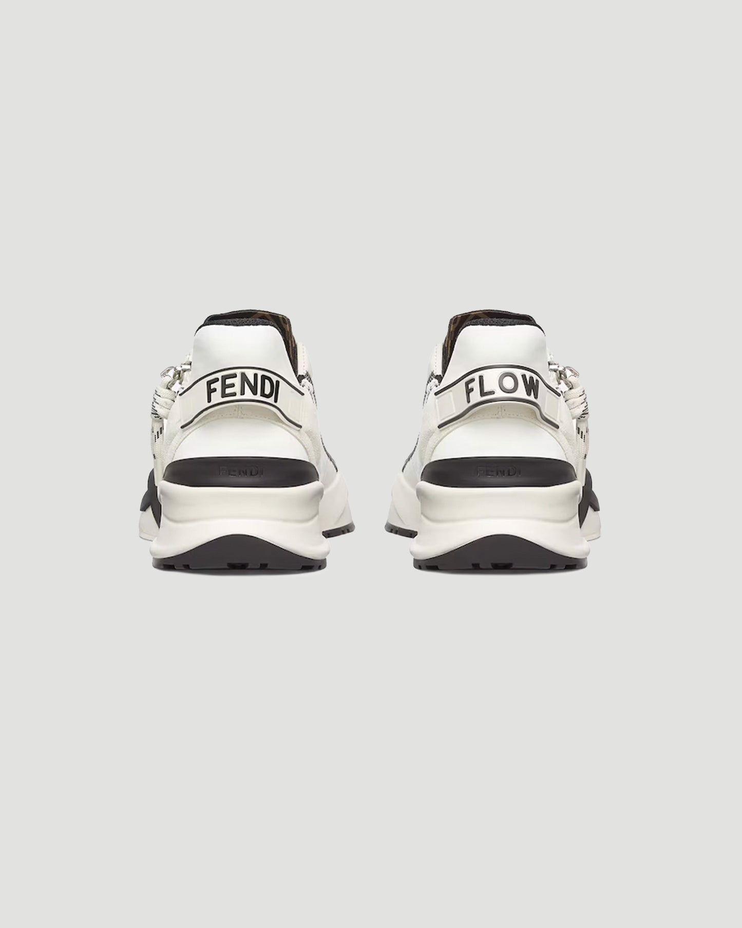 Fendi Flow Sneakers in White FF Lycra®