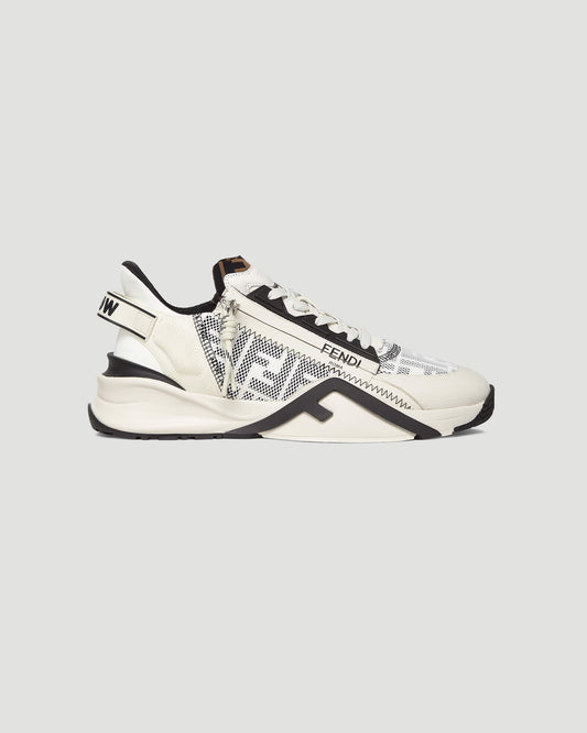 Fendi Flow Sneakers in White FF Lycra®