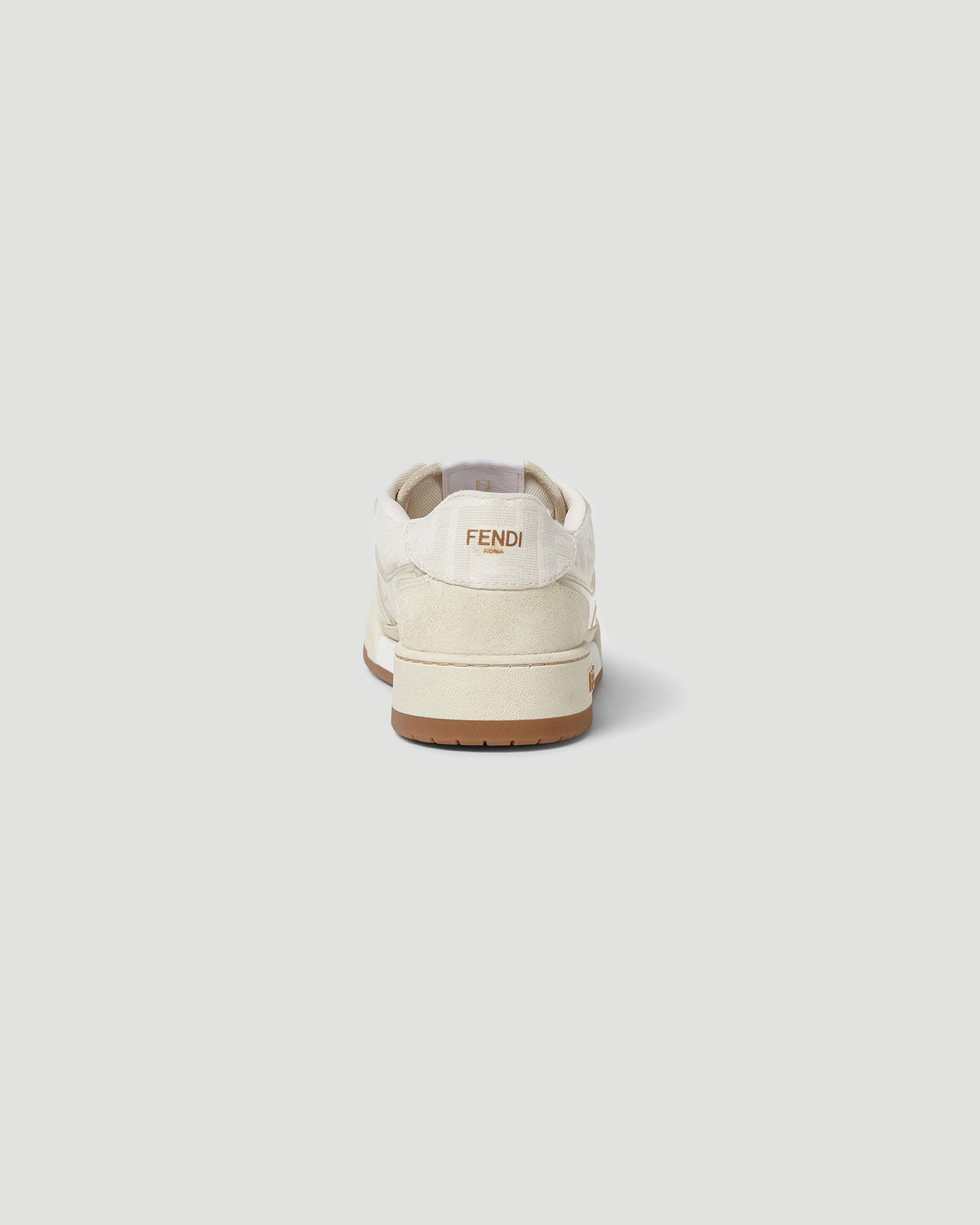 Fendi Match Trainers in White FF Jacquard