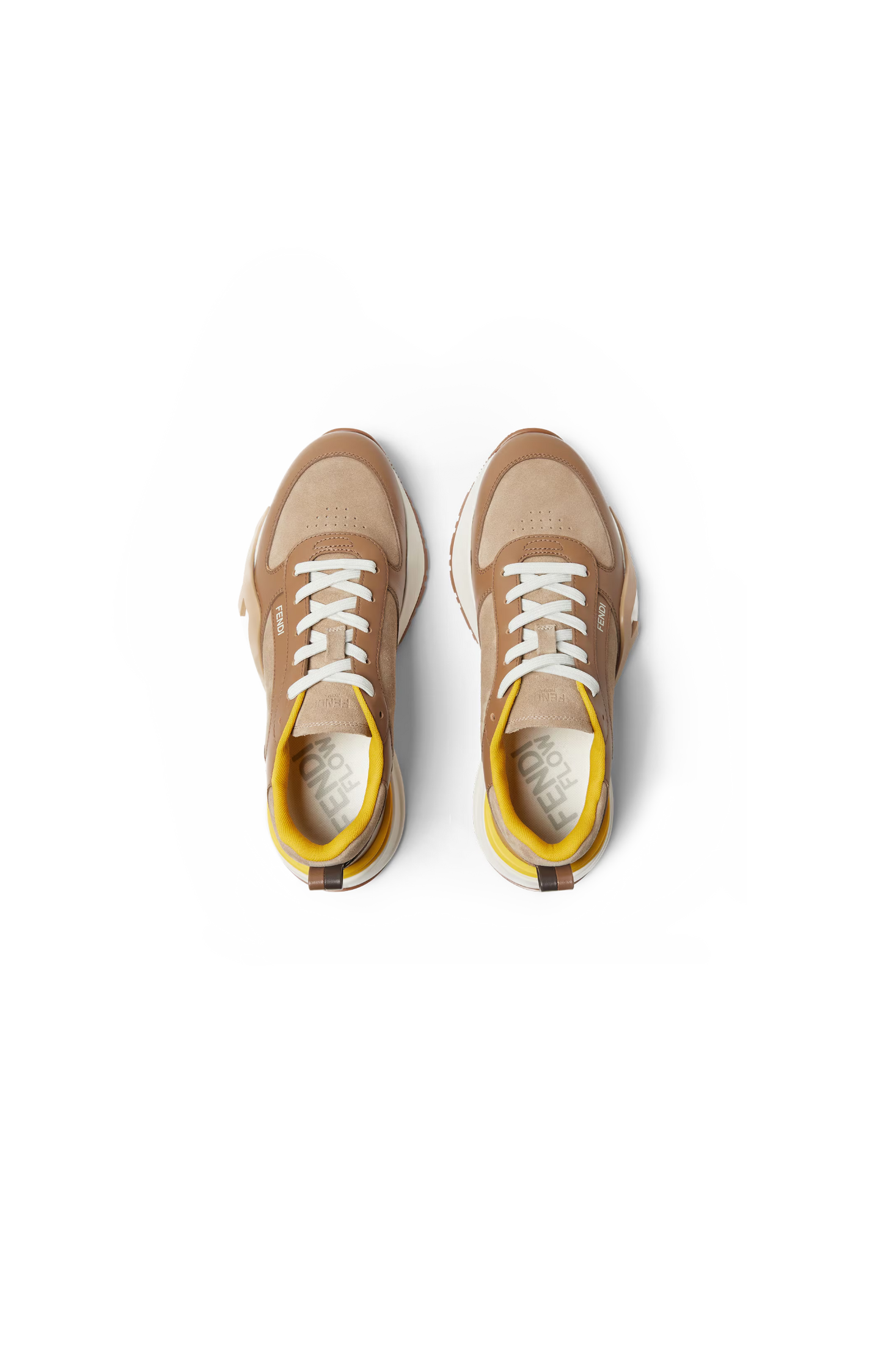 Flow Trainers in Light Brown
