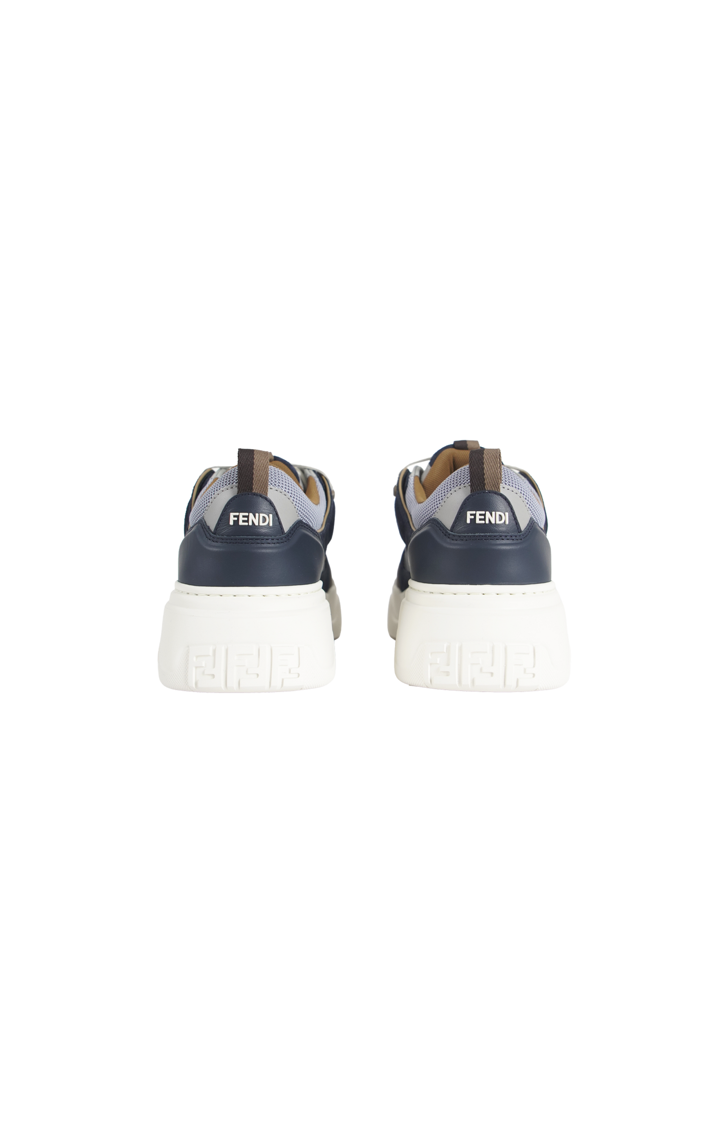 Force Trainers in Grey and Dark Blue