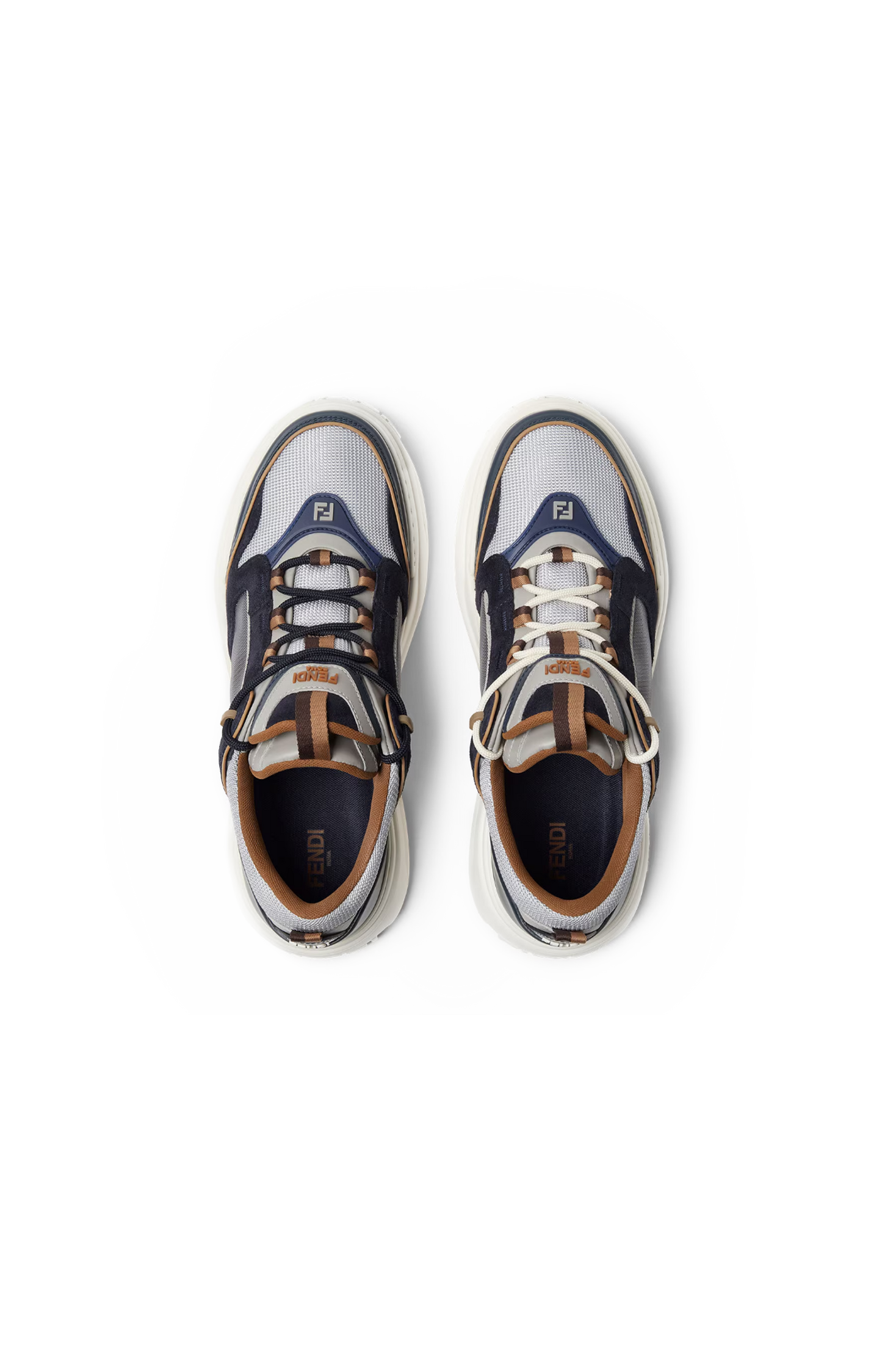 Force Trainers in Grey and Dark Blue