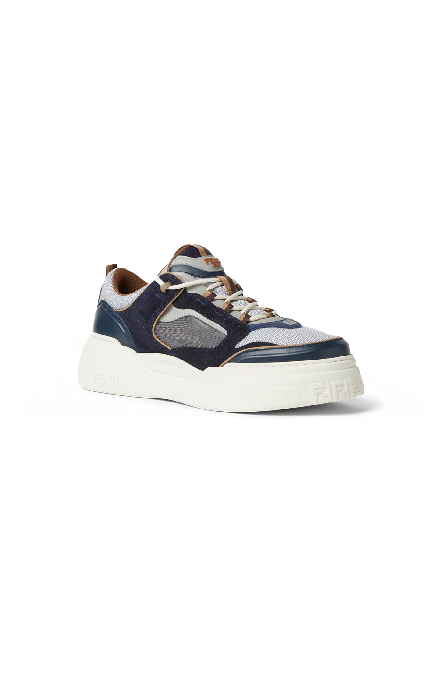 Force Trainers in Grey and Dark Blue