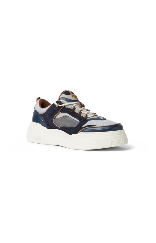 Force Trainers in Grey and Dark Blue