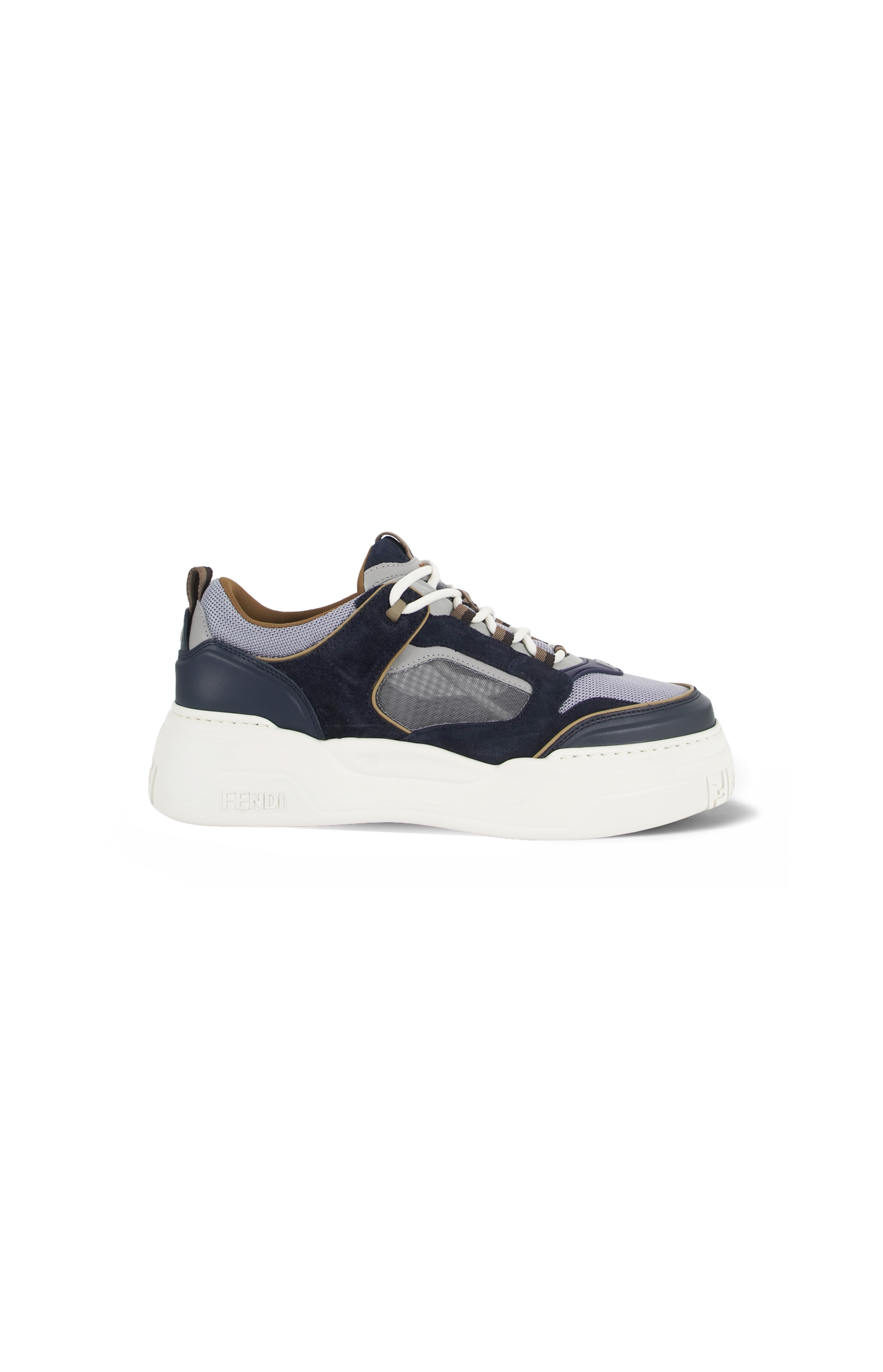Force Trainers in Grey and Dark Blue