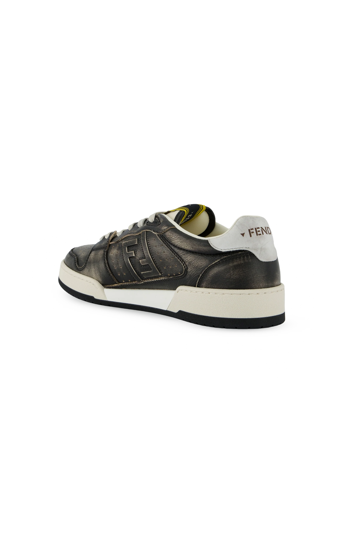 Fendi Match Low-Top Sneakers in Black