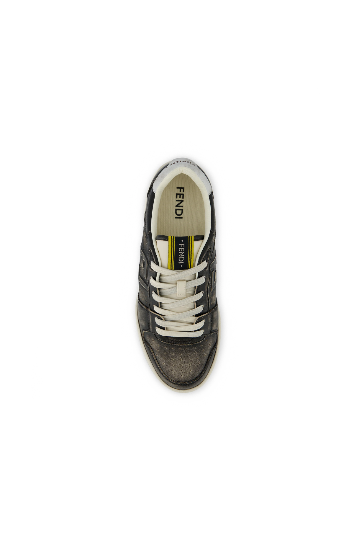 Fendi Match Low-Top Sneakers in Black