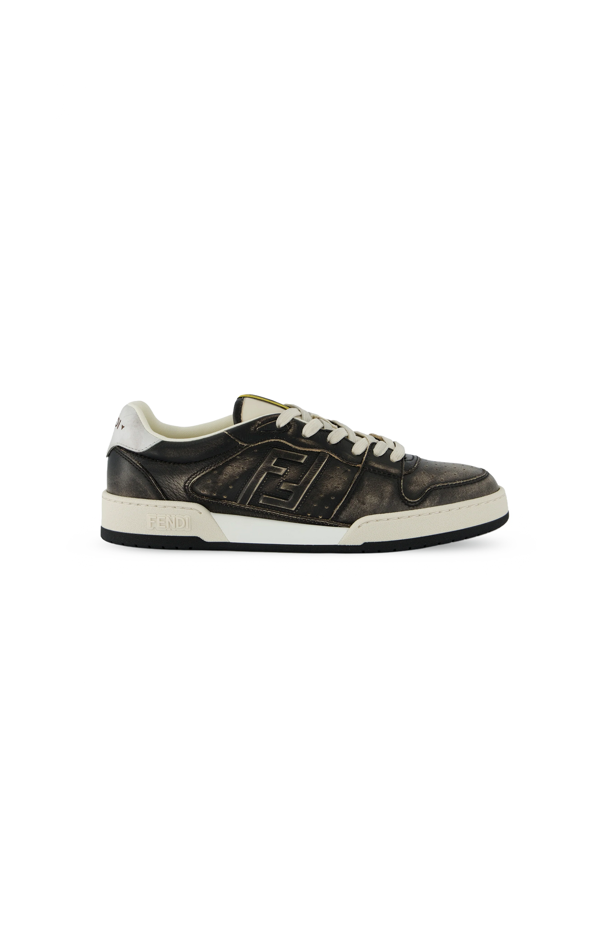 Fendi Match Low-Top Sneakers in Black