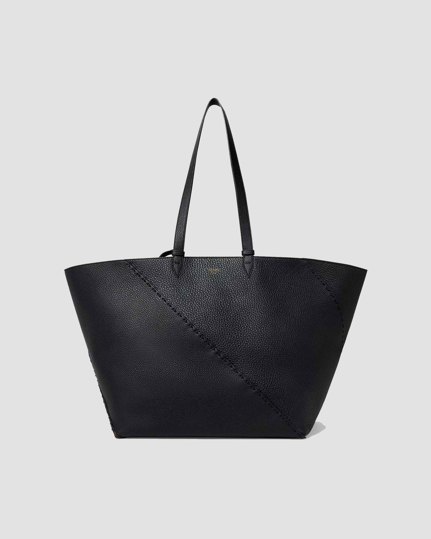 Selleria Diagonal Shopper Large in Black