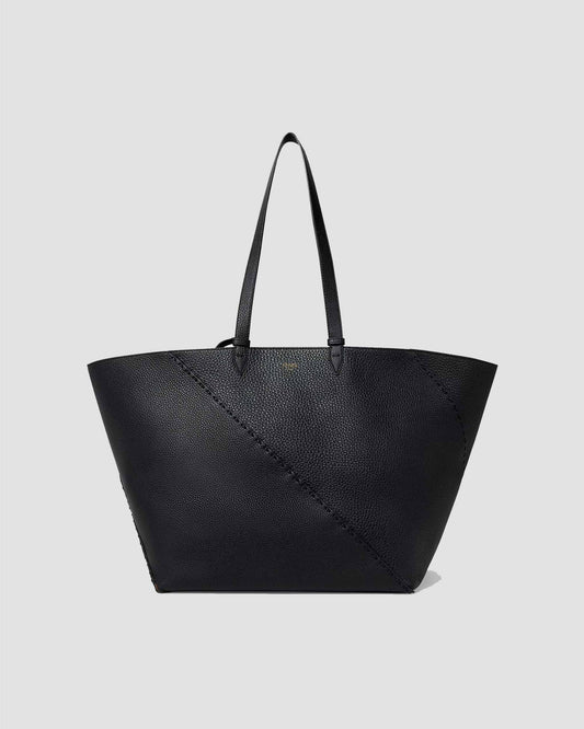 Selleria Diagonal Shopper Large in Black