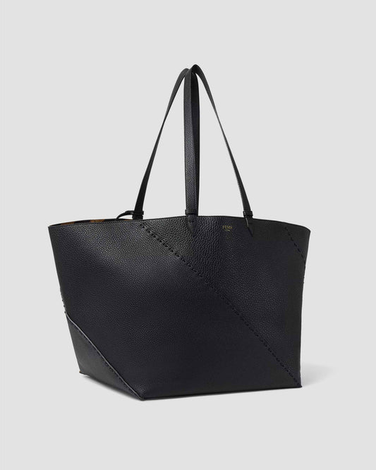 Selleria Diagonal Shopper Large in Black