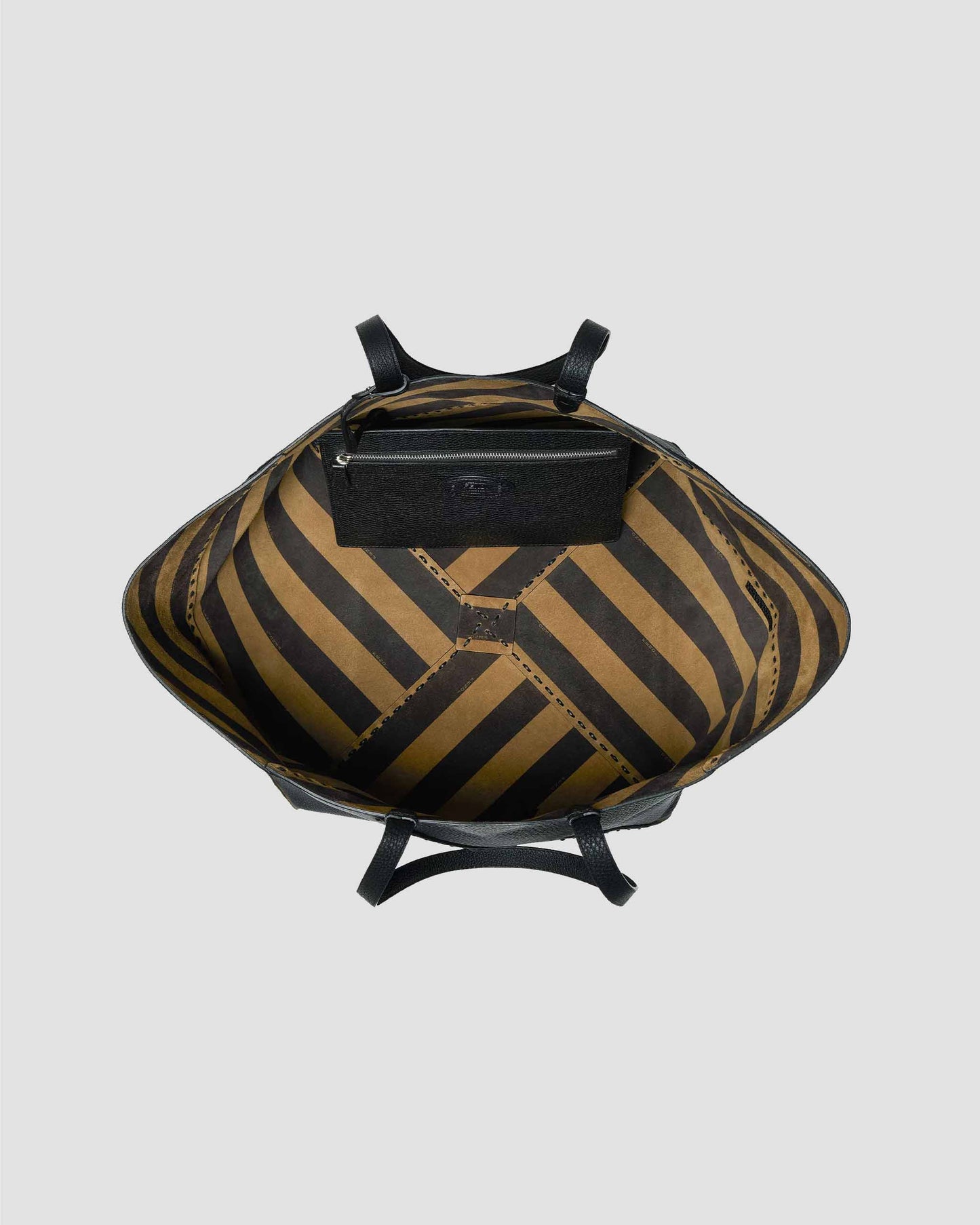 Selleria Diagonal Shopper Large in Black
