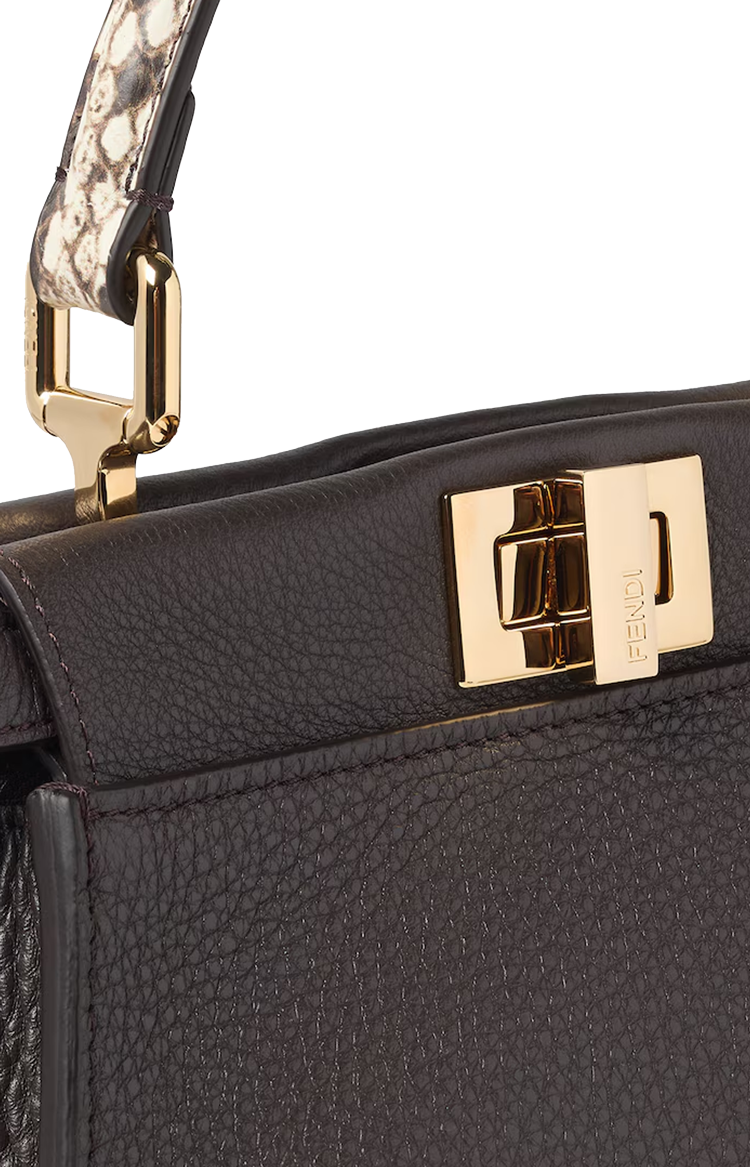 Peekaboo Mini Bag in Brown