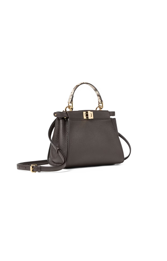 Peekaboo Mini Bag in Brown