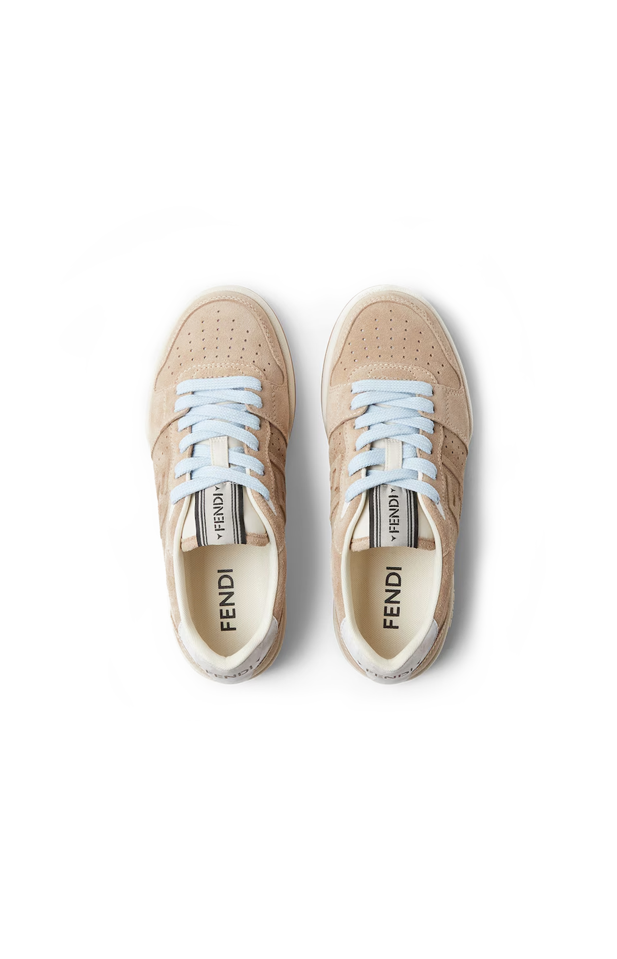 Match Sneakers in Beige Suede
