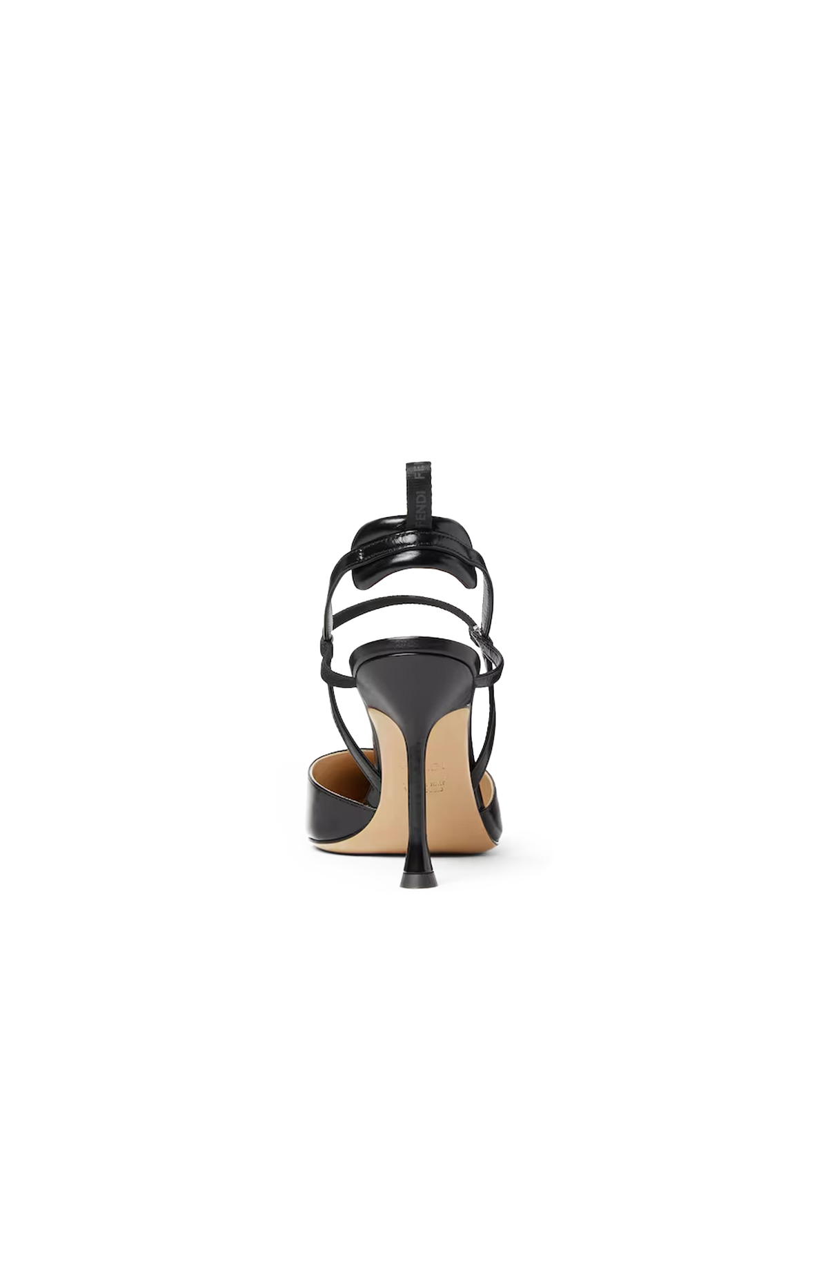 Very Colibrì Leather Slingback Pumps in Black