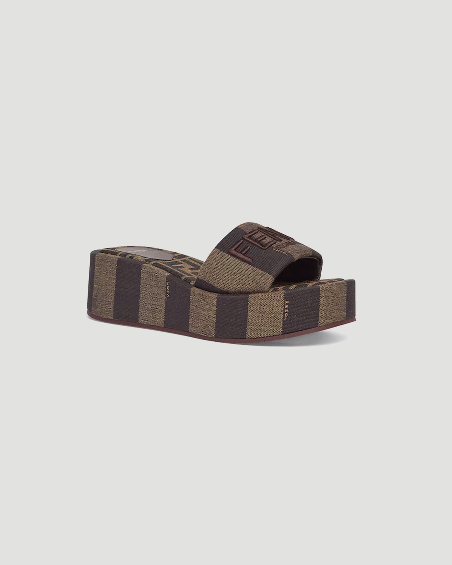BROWN PLATFORM SLIDES