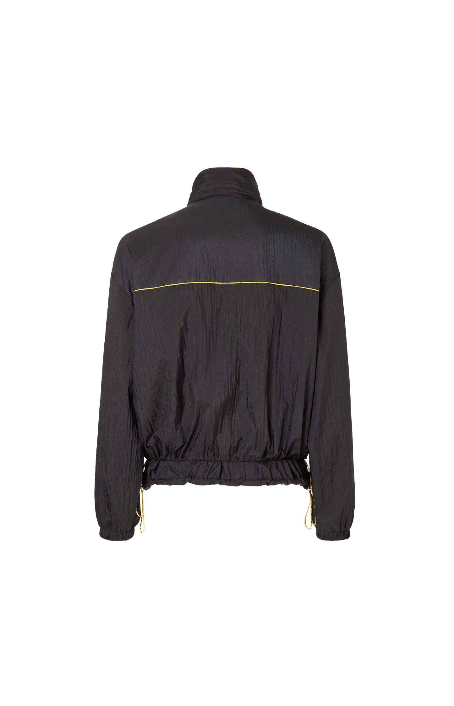 Black Nylon Reversible Windbreaker