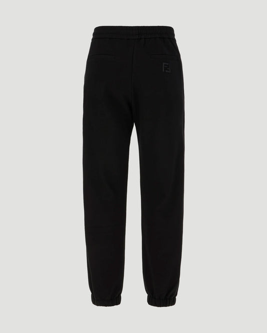 Black Cotton Joggers