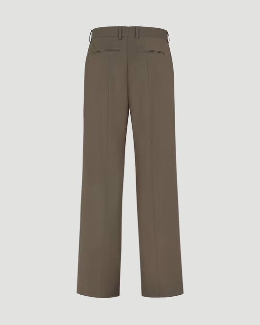 Wool Trousers in Green