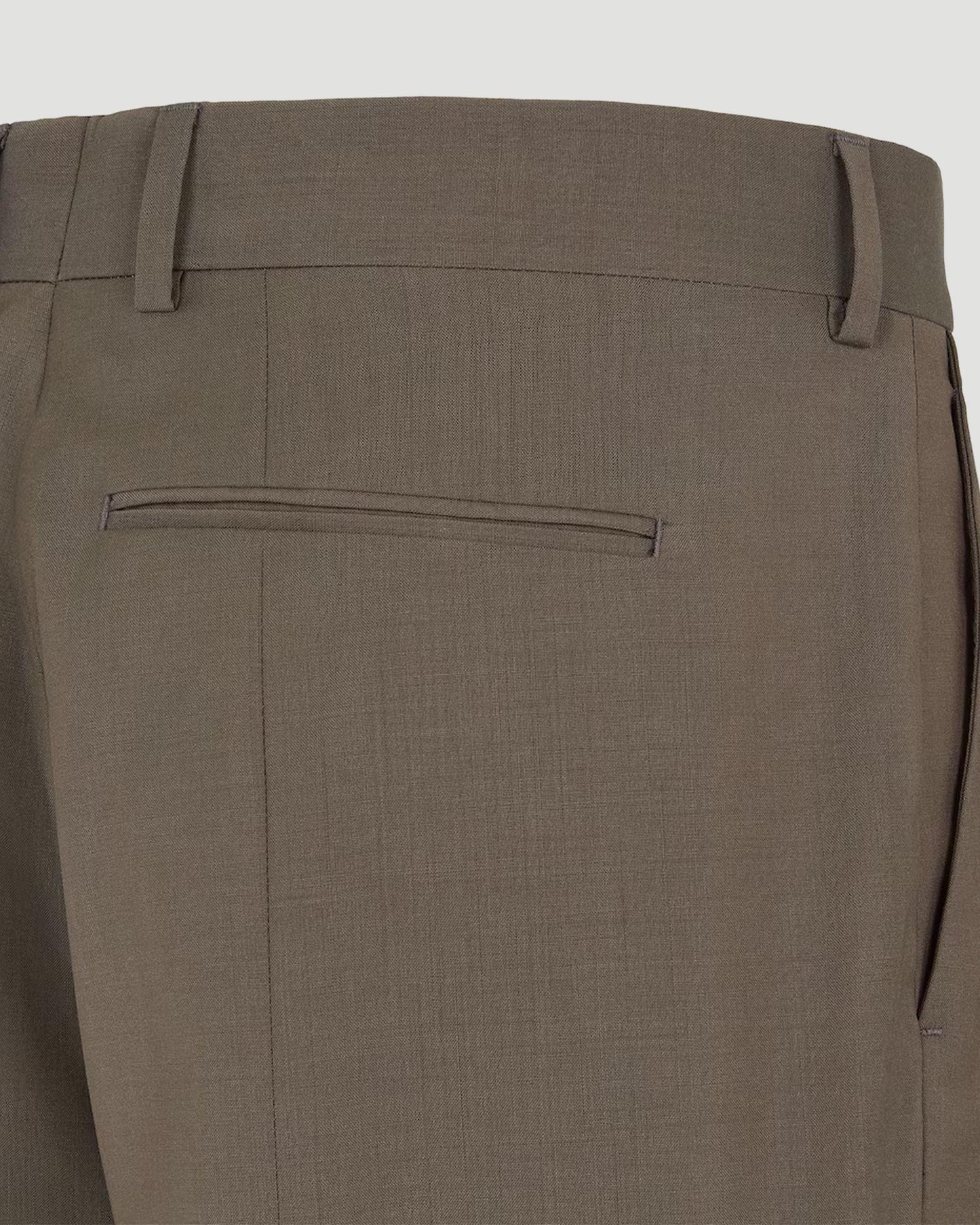 Wool Trousers in Green