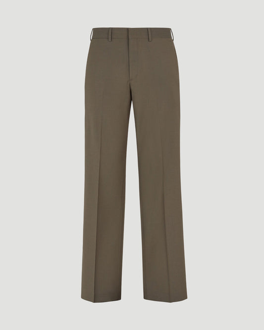 Wool Trousers in Green