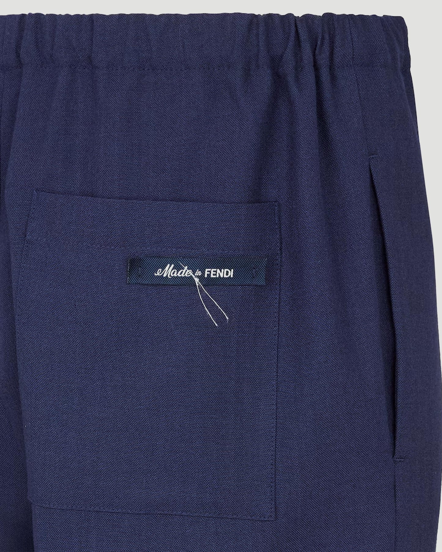 WOOL TROUSERS IN NAVY