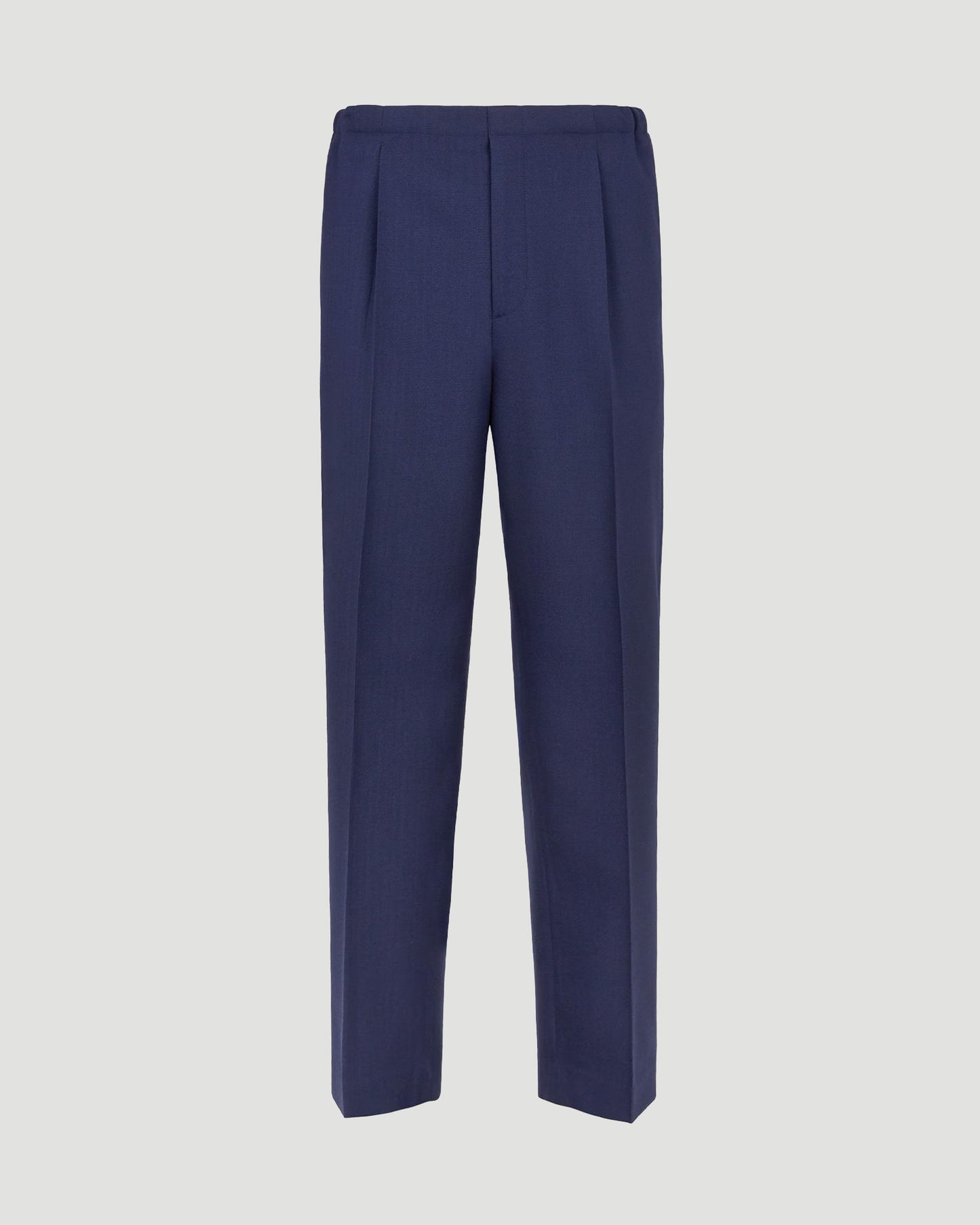 WOOL TROUSERS IN NAVY