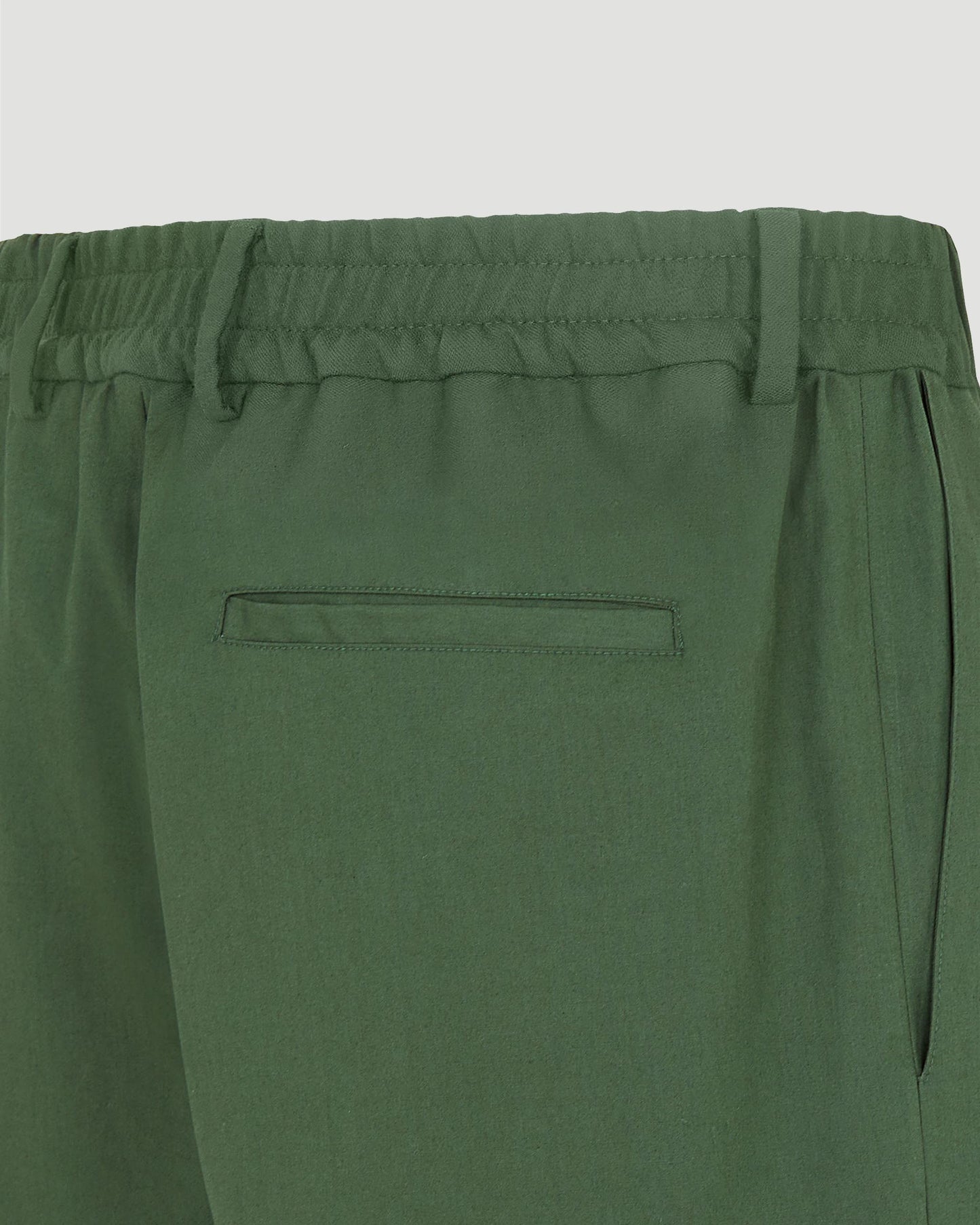 Green Cotton Shorts