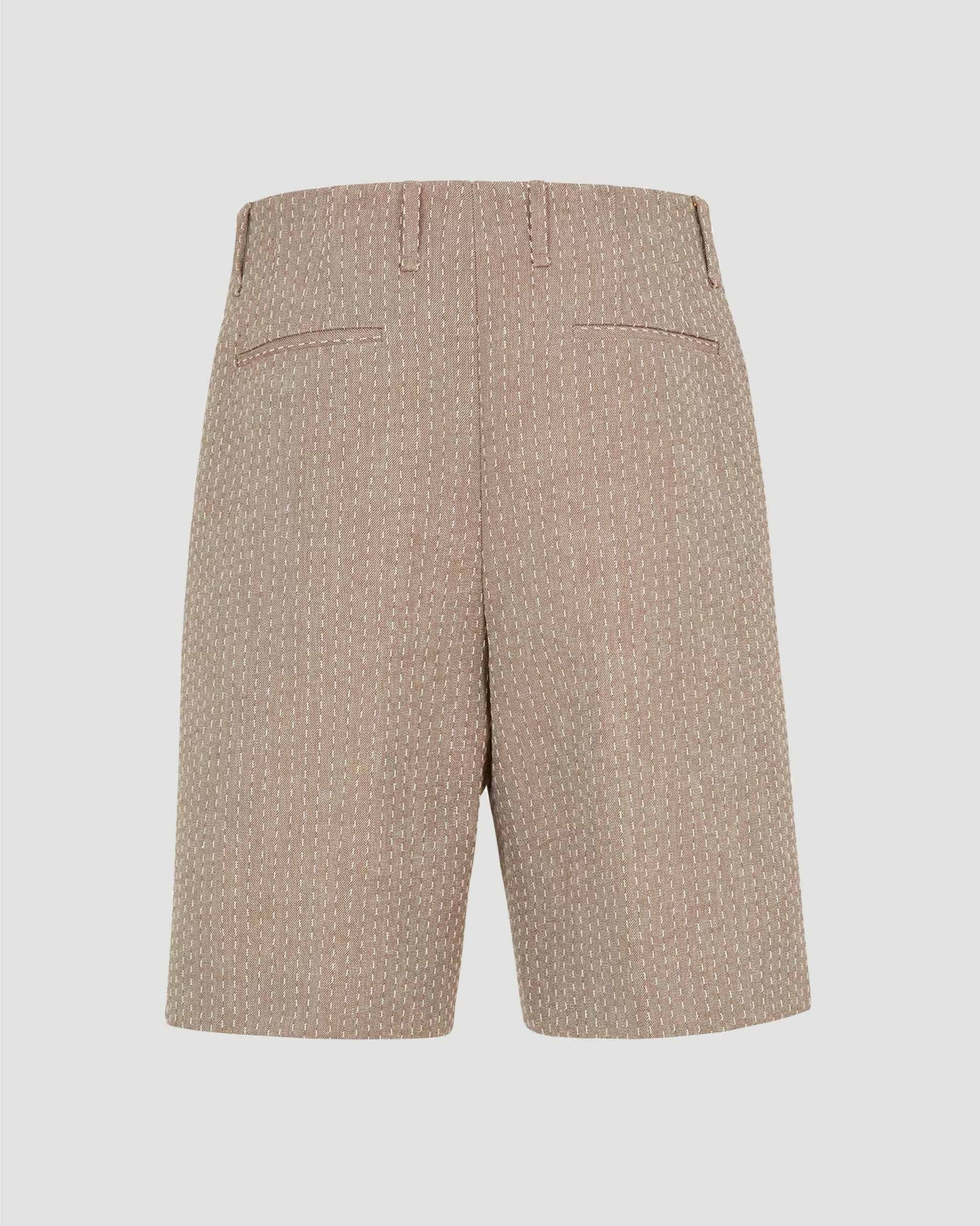 Jacquard Shorts in Beige