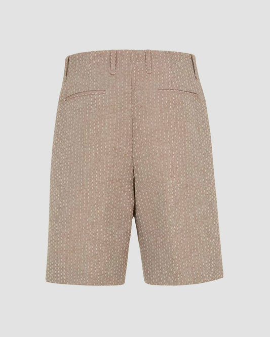 Jacquard Shorts in Beige