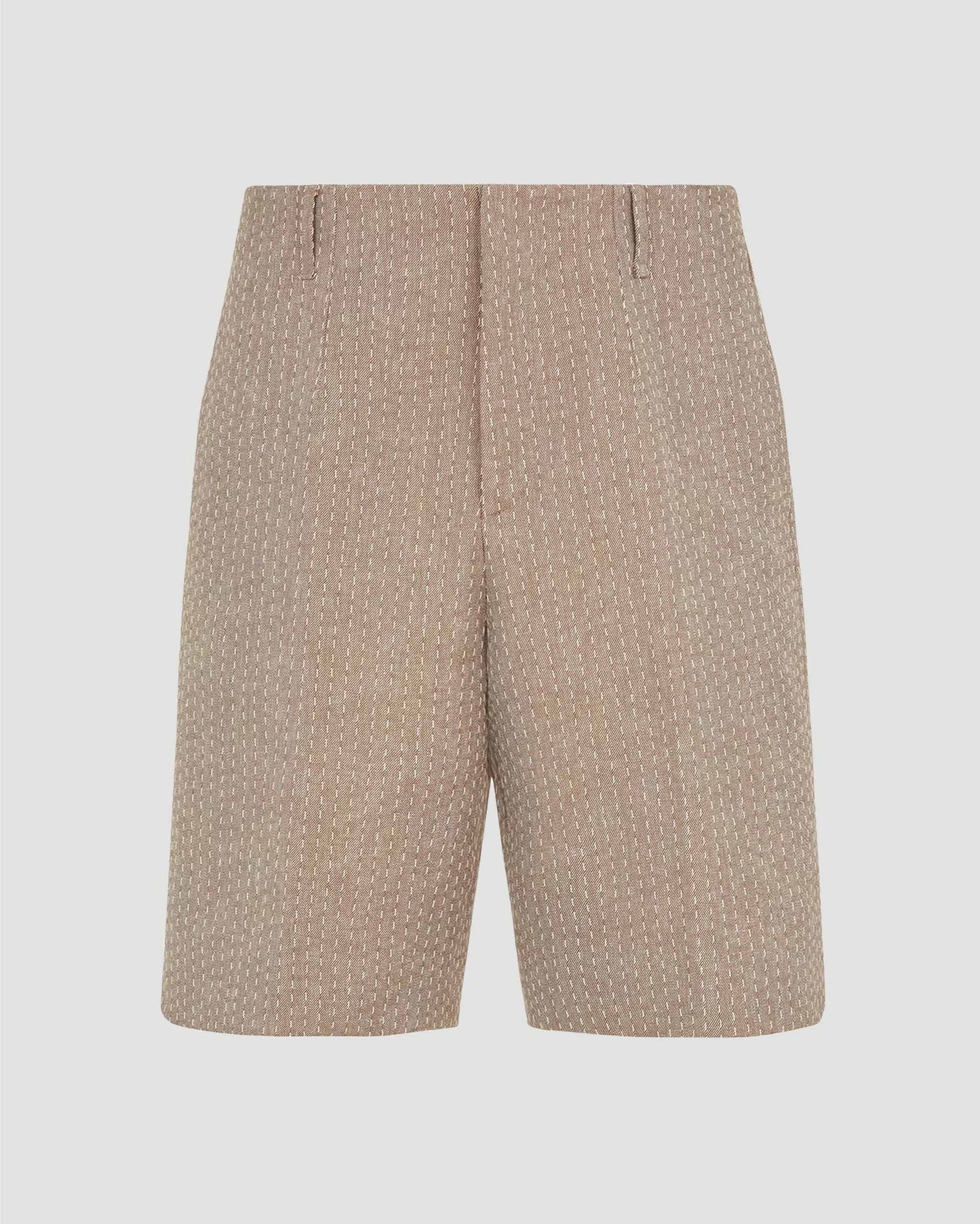 Jacquard Shorts in Beige
