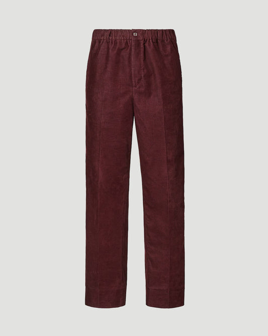 Burgundy Velvet Trousers