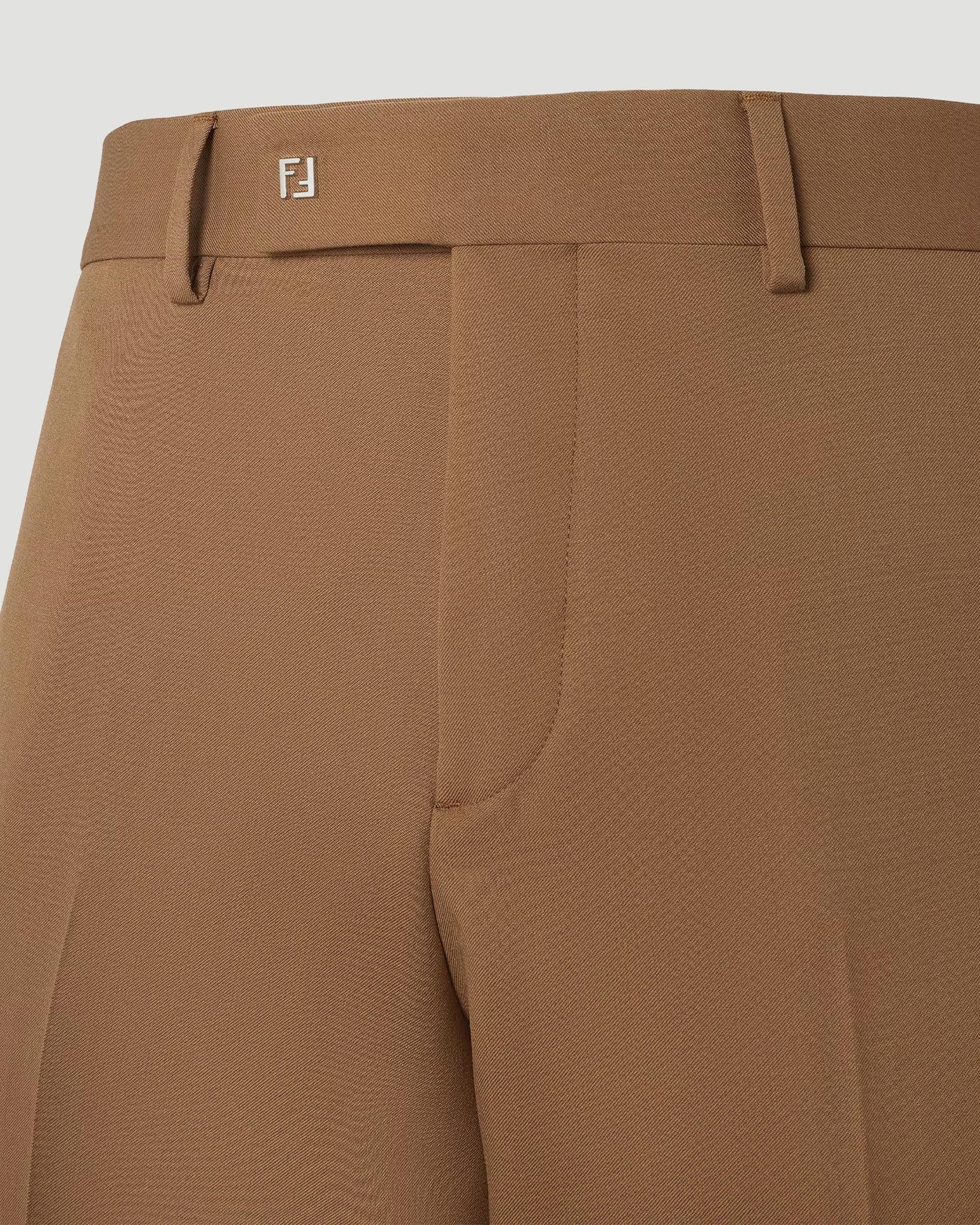 Gabardine Pants in Rust