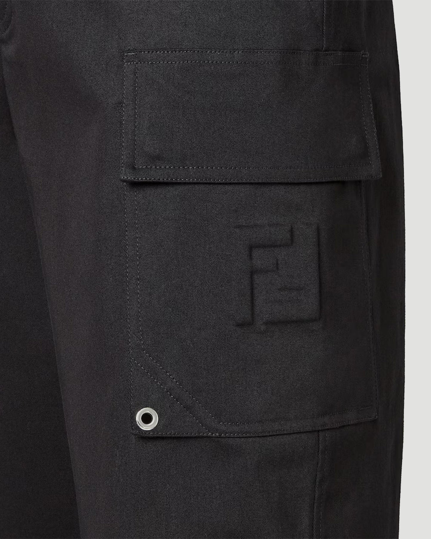 Black Gabardine Trousers