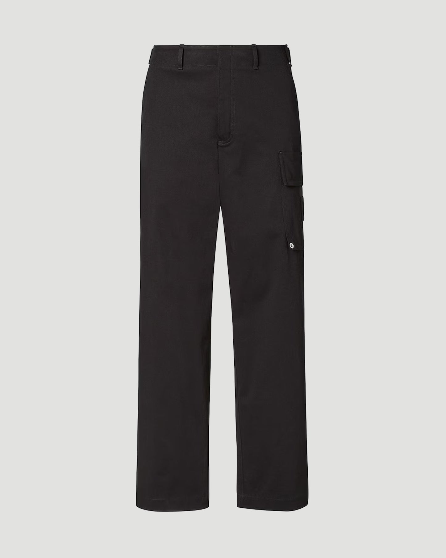 Black Gabardine Trousers