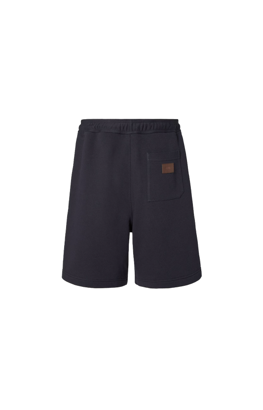 Navy Blue Cotton Shorts
