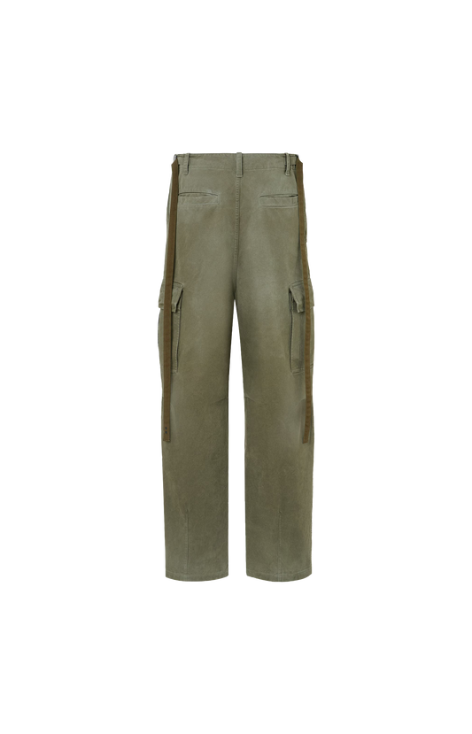 Cotton Trousers in Green