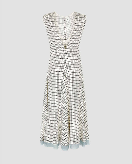 White Silk Dress
